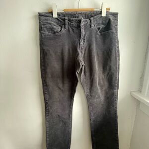 Patagonia Women’s Corduroy Dark Gray Straight Leg Pants- Size 30